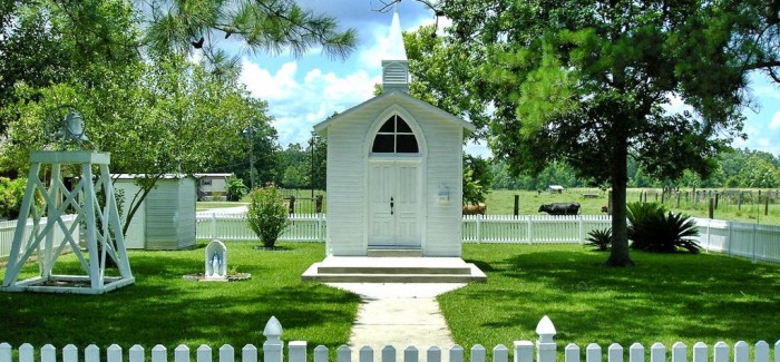 La plus petite église du monde est en Louisiane
